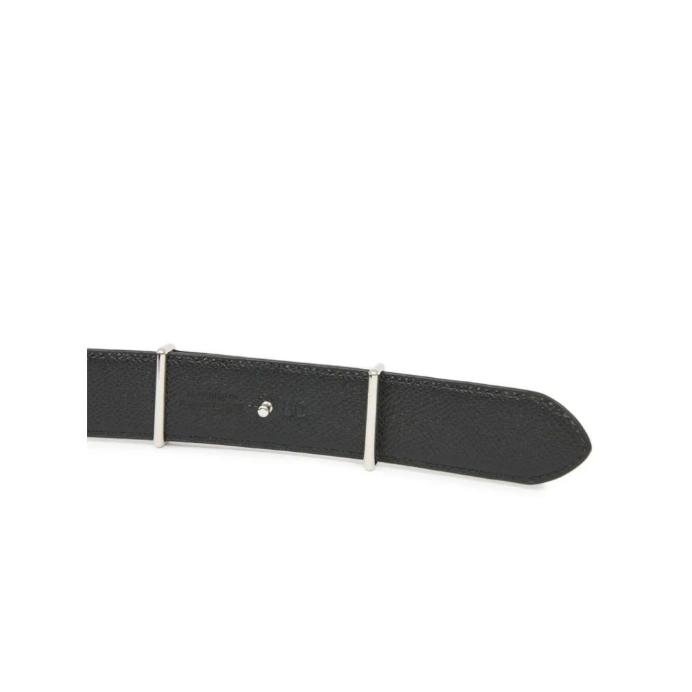 Maison Margiela Stijlvolle Leren Riem Black Heren