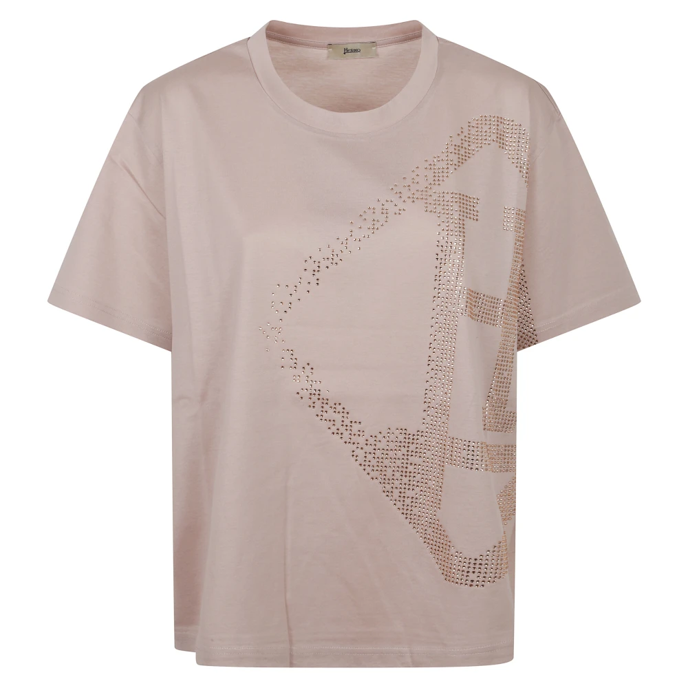 Herno Mujer Rosado Camisetas, Rosa, Talla: M