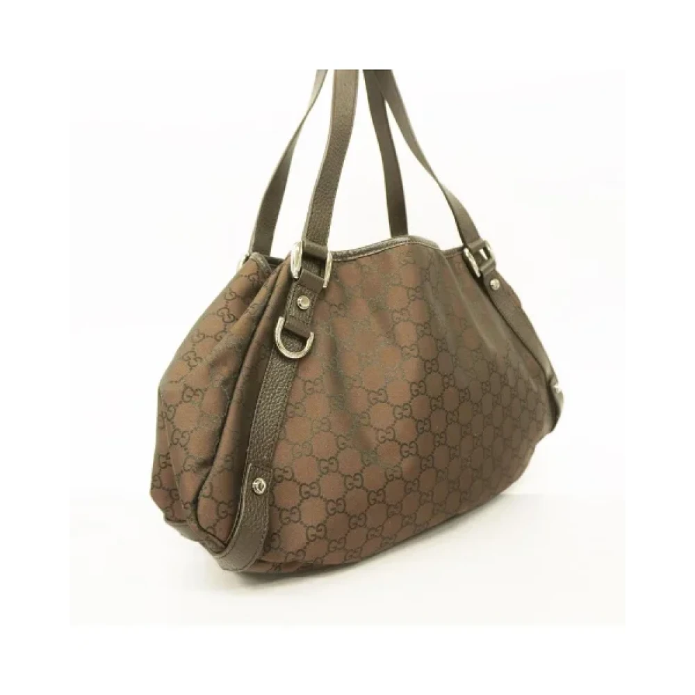 Gucci Vintage Pre-owned Fabric gucci-bags Brown Dames