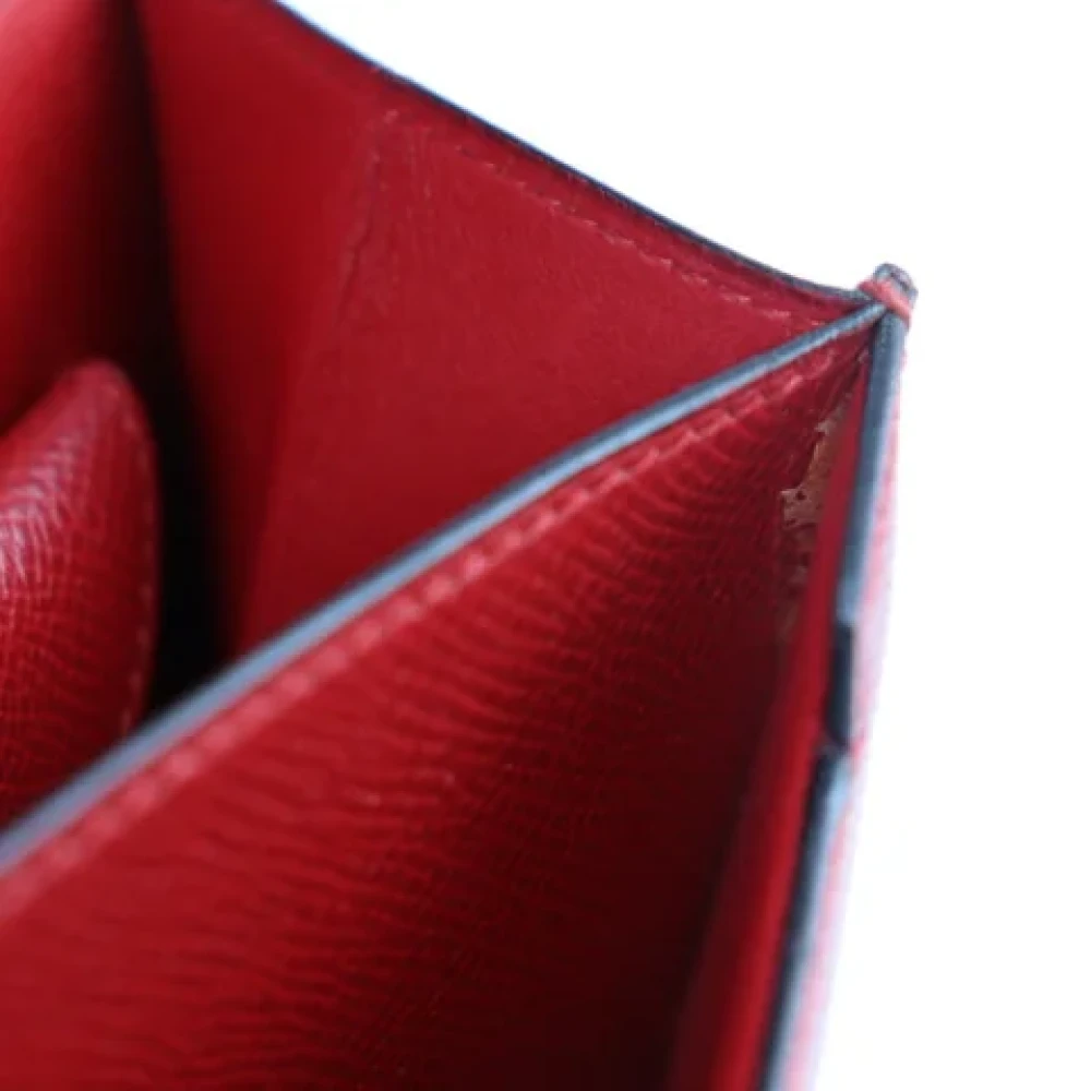 Hermès Vintage Pre-owned Leather clutches Red Dames