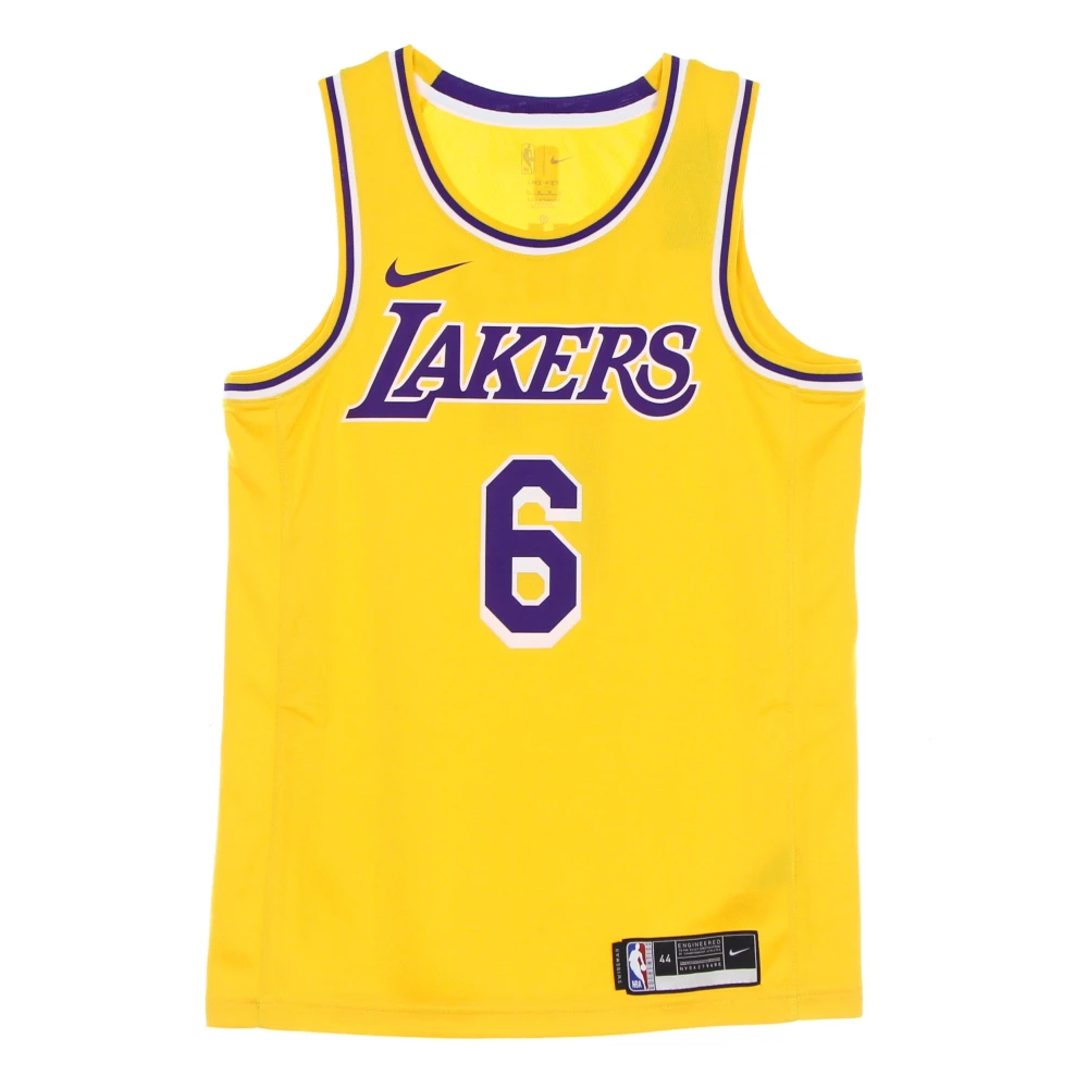 Nike LeBron James Basketball Jersey Icon Yellow, Herr