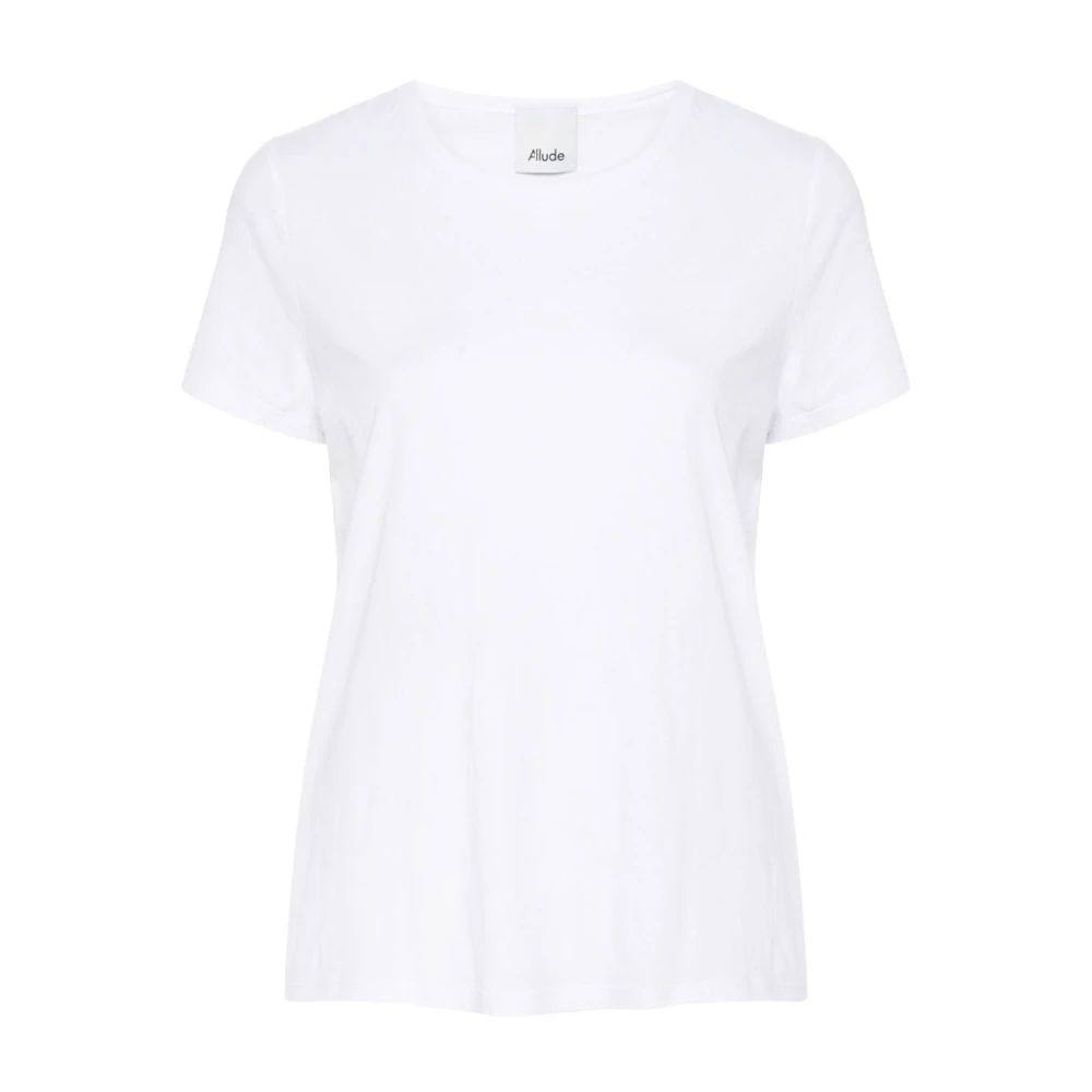 Allude Witte T-shirts en Polos White Dames