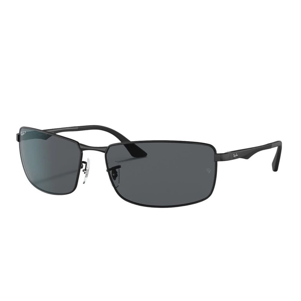 Ray - Ban Men's Grey Man Rb3498 N/A 006/81 Sunglasses Metal Black Squared Polarized - Image 3
