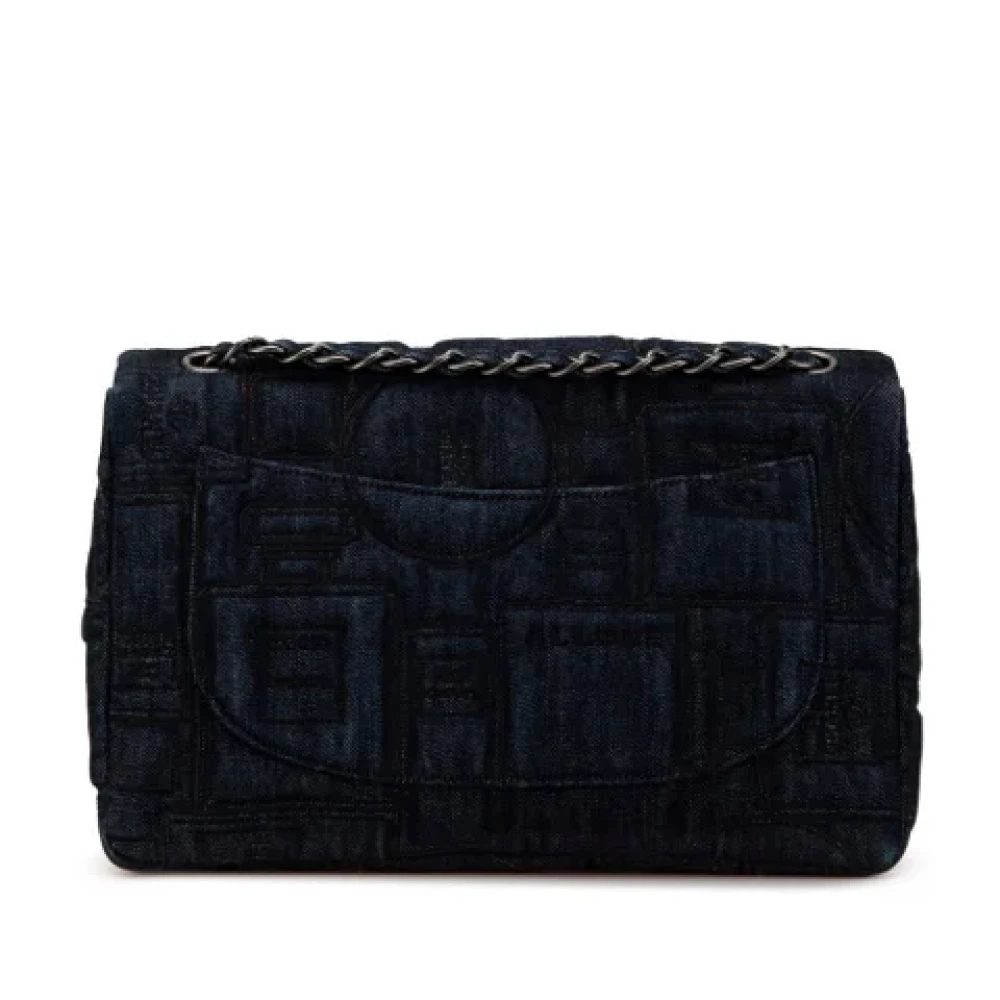 Chanel Vintage Pre-owned Denim chanel-bags Blue Dames