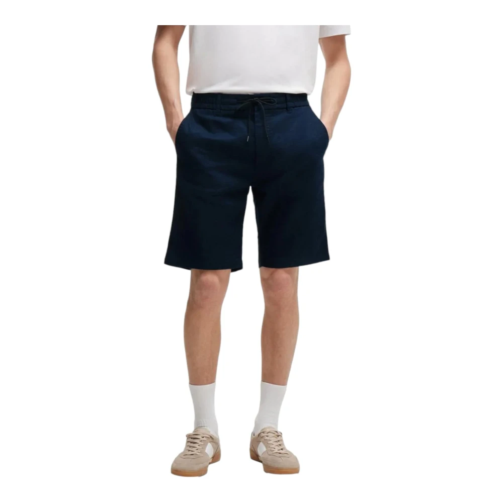 Hugo Boss Chino Shorts Blue Heren