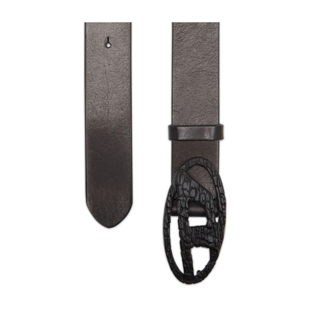 Diesel Zwarte Riemen voor Mannen Black Heren