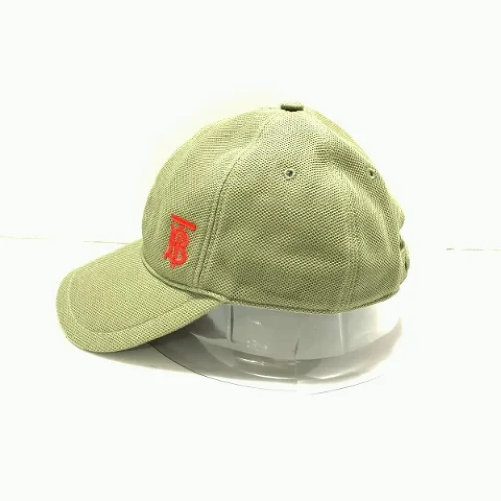 Burberry Vintage Pre-owned Cotton hats Green Dames