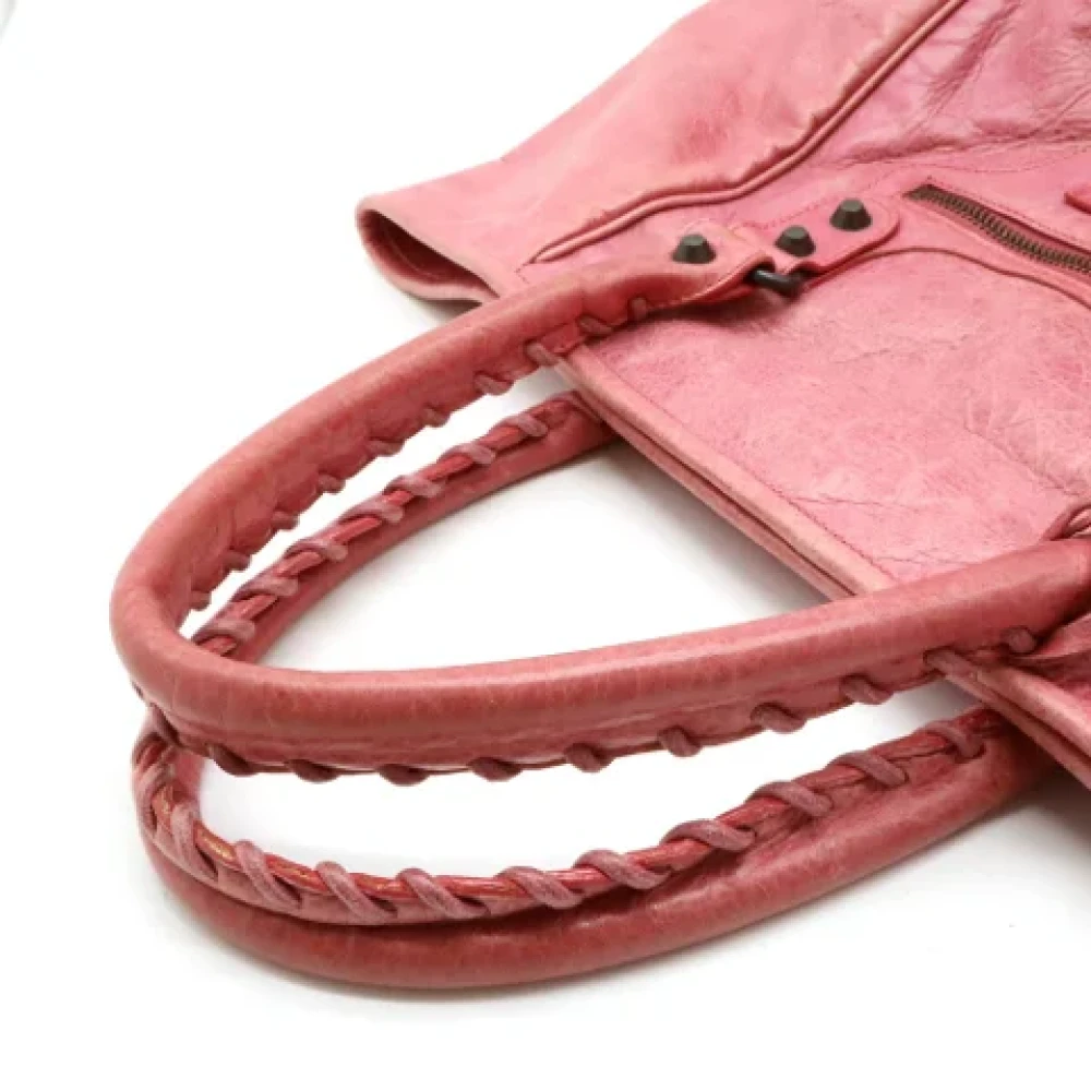 Balenciaga Vintage Pre-owned Leather balenciaga-bags Pink Dames