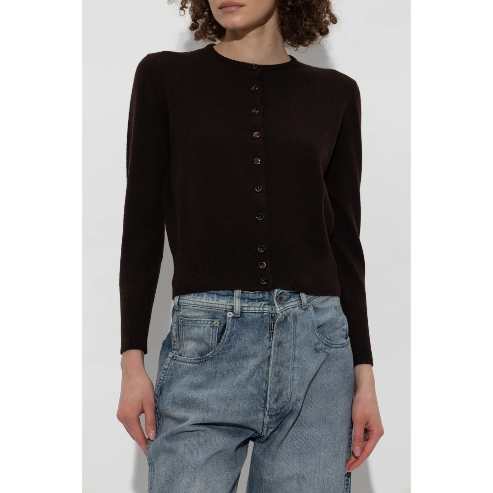 Maison Margiela Wollen vest Brown Dames
