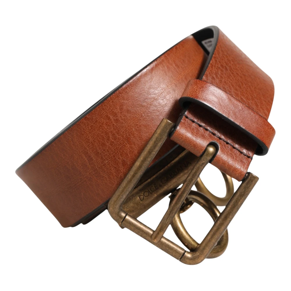 Dolce & Gabbana , Belts, Male, Brown, One Size, Dress Belt