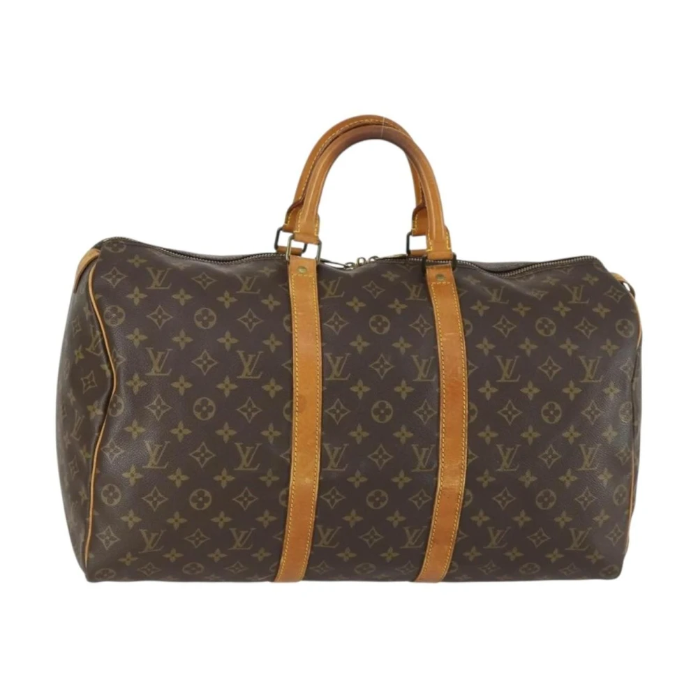 Louis Vuitton Vintage Women's Brown Pre-Owned Monogram Keepall Travel Bag