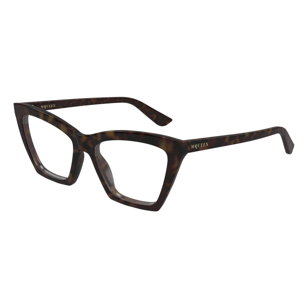 Alexander Mcqueen Women's Brown Glasses, 54 Mm, Cat Eye Frame