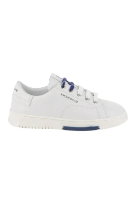 Leather Lace-Up Sneakers