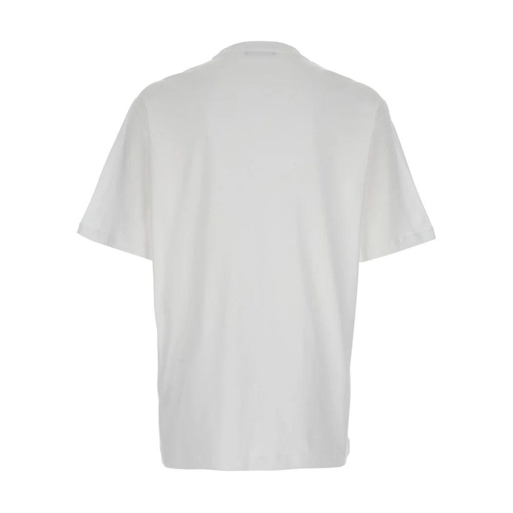 Versace Wit T-shirt met Medusa Head Print White Heren