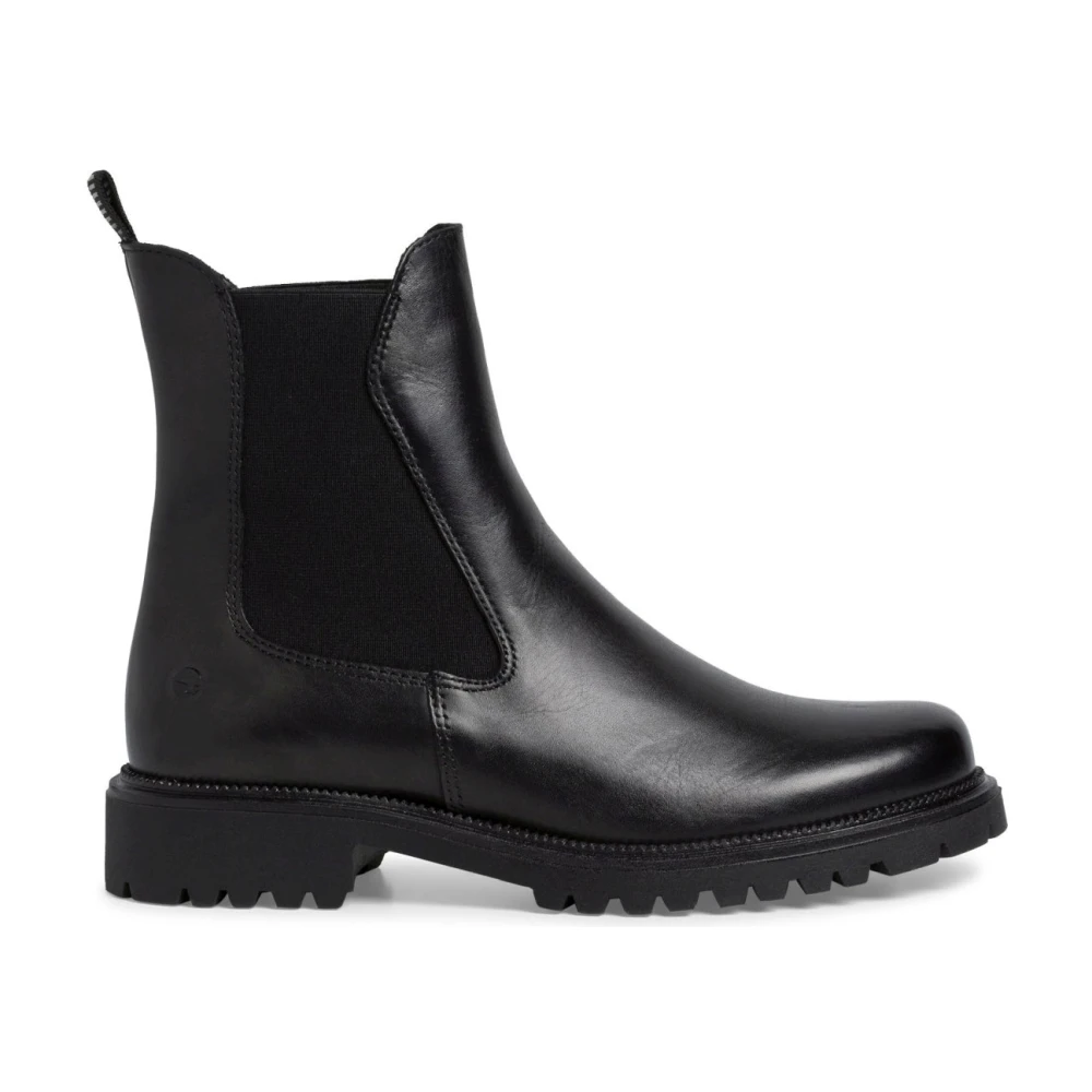 Tamaris Women's Black Classic Leather Chelsea Boots - Chelsea Boots - 5 Uk - Shoes
