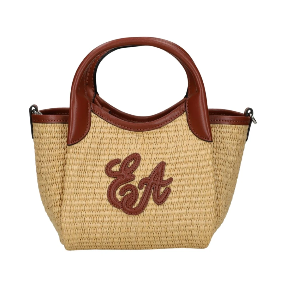 Emporio Armani Donna Marrone Borse, Taglia Unica, New,