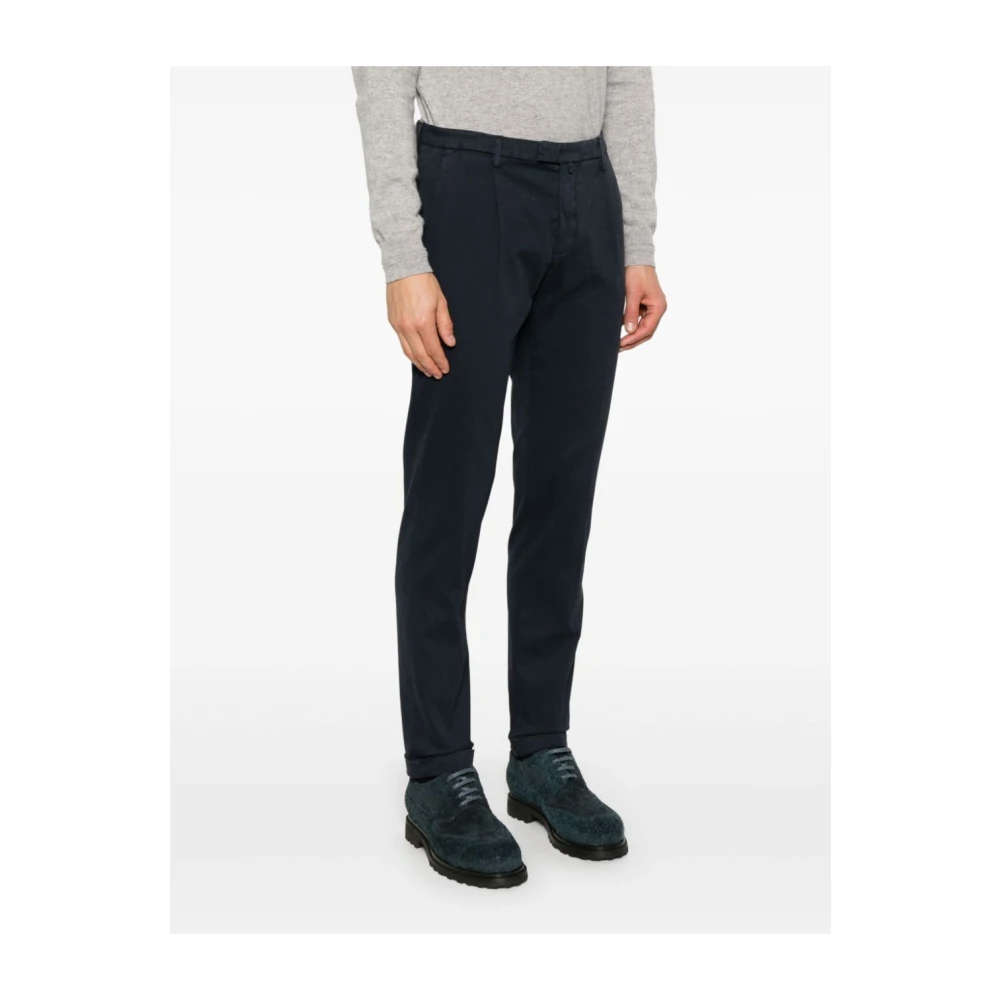 Briglia Moderne Slim-Fit Broeken voor Mannen Blue Heren
