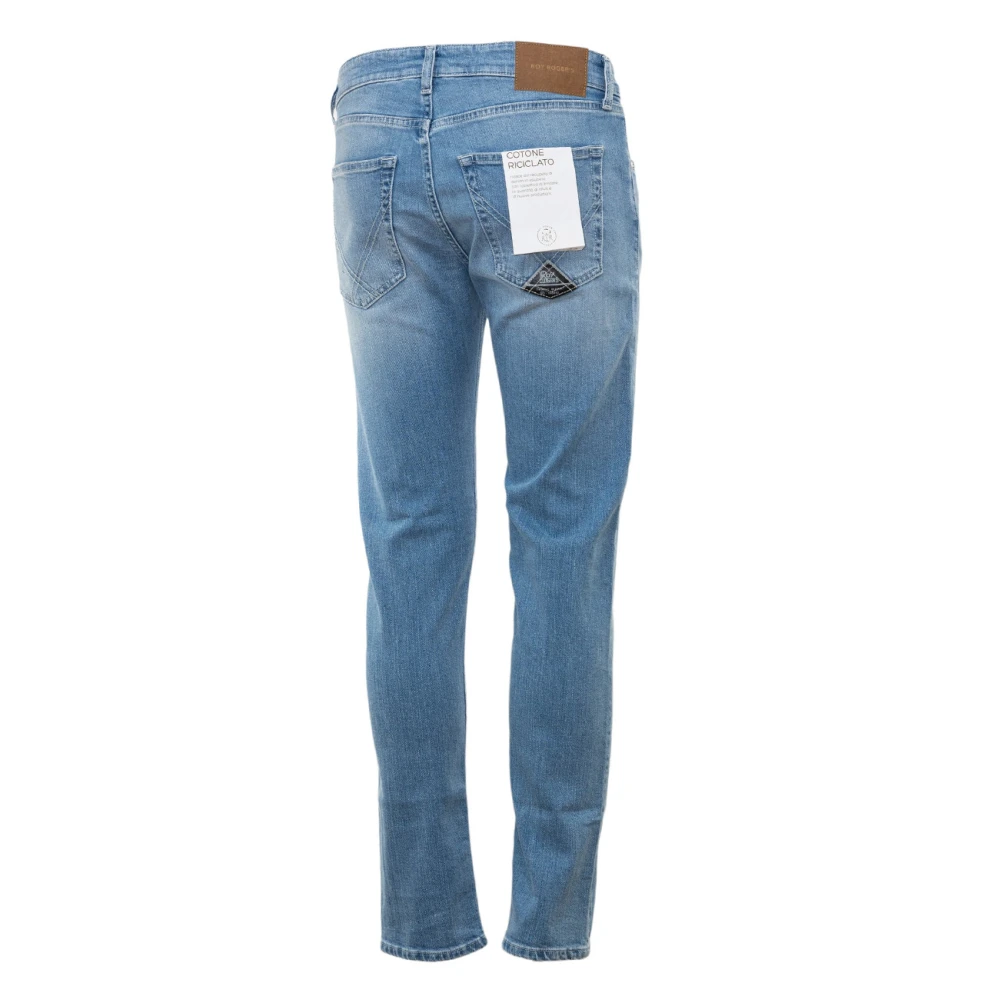 Roy Roger's Lichtgewassen denim jeans met kwast Blue Heren