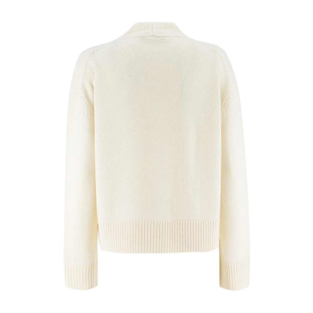 Fabiana Filippi Elegant Wool Cardigan White Dames