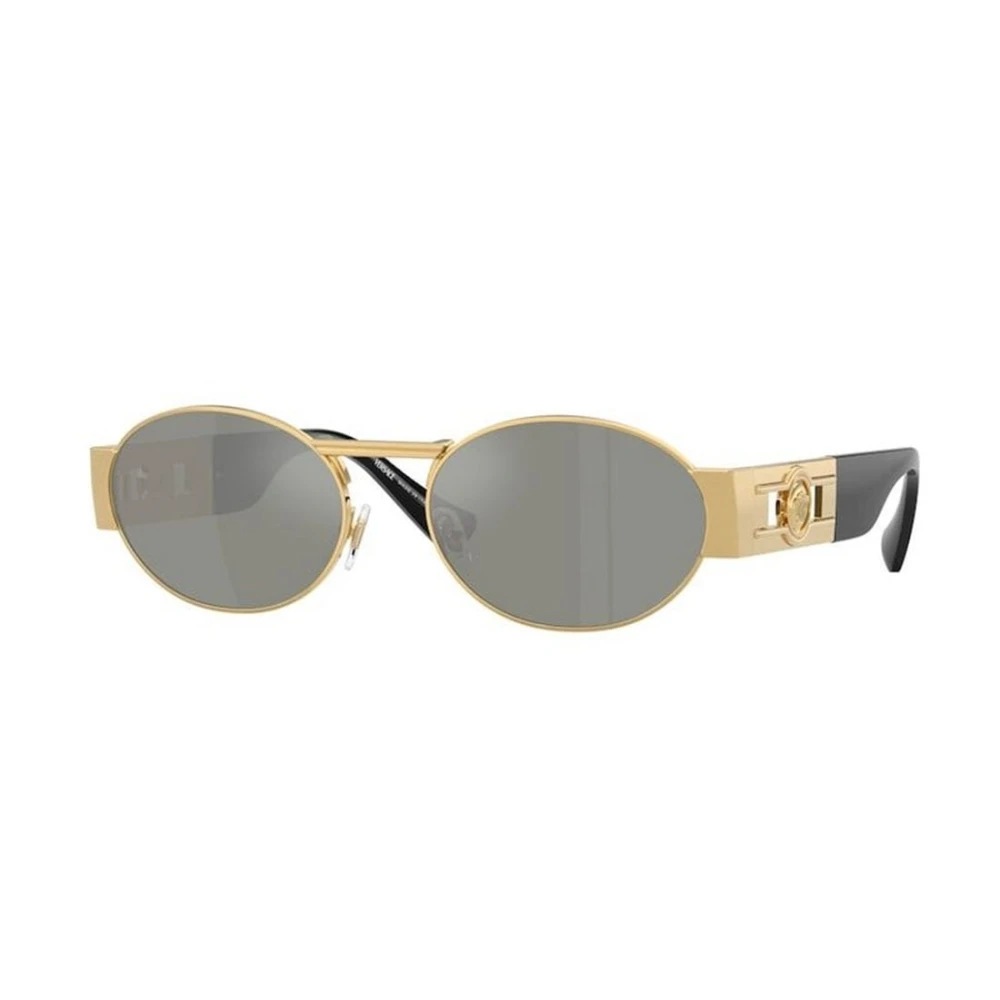 Versace Men's Yellow Oval Sunglasses - Sunglasses - 56 Mm - Accessories