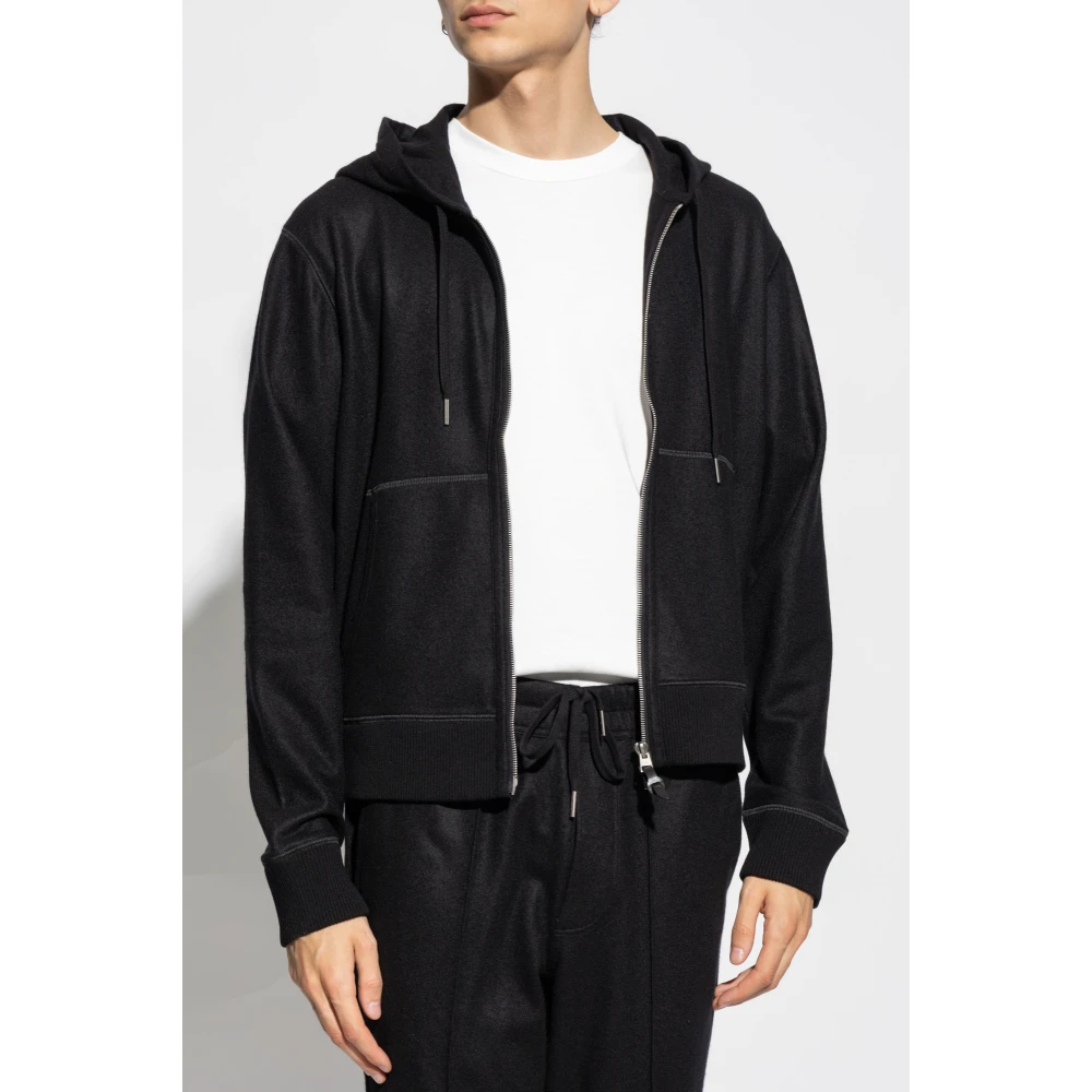 Tom Ford Kasjmier hoodie Black Heren