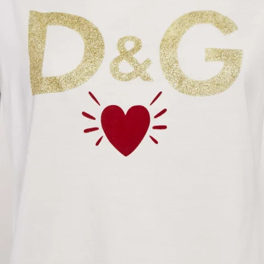 Dolce & Gabbana Pre-owned Fabric tops White Dames