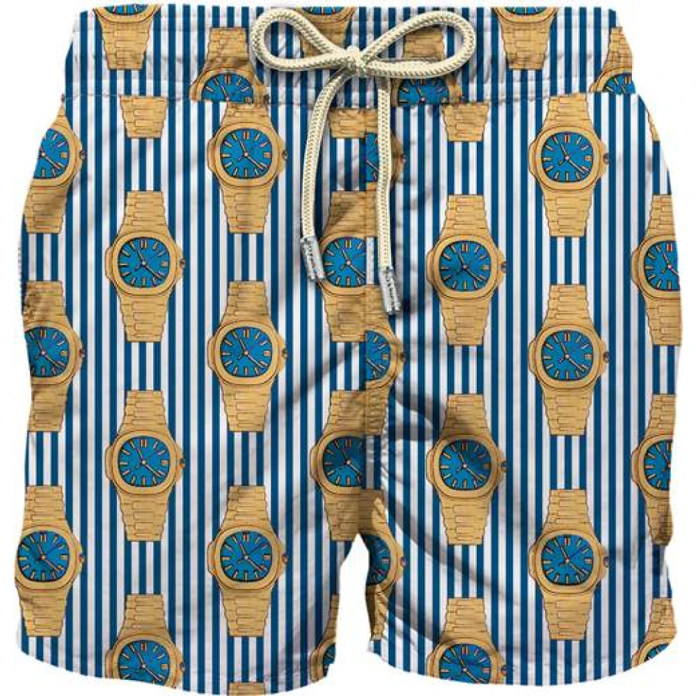 MC2 Saint Barth Sneldrogende Zwemshorts voor Heren Blue Heren