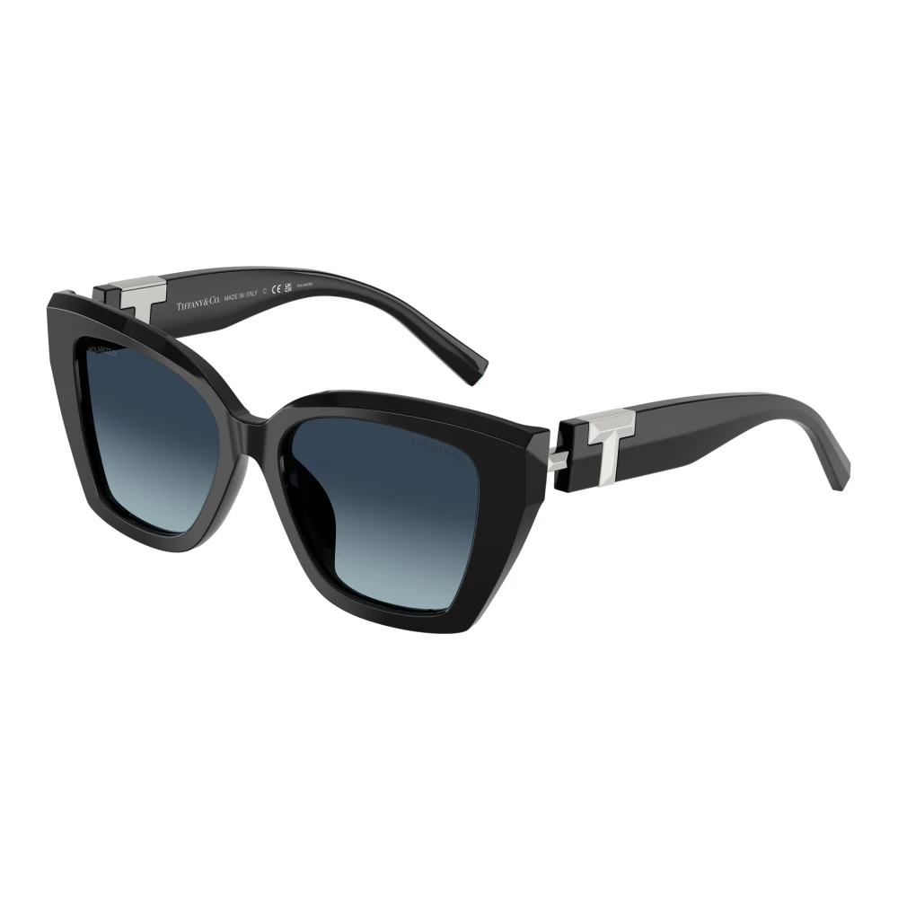 Tiffany , Sunglasses, Female, Black, 52 Mm, Stylish Sunglasses In Blue Shade