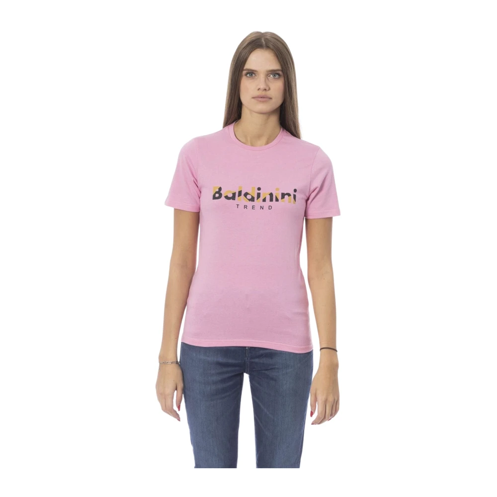 Baldinini Tijdloze Elegantie T-Shirt Pink Dames