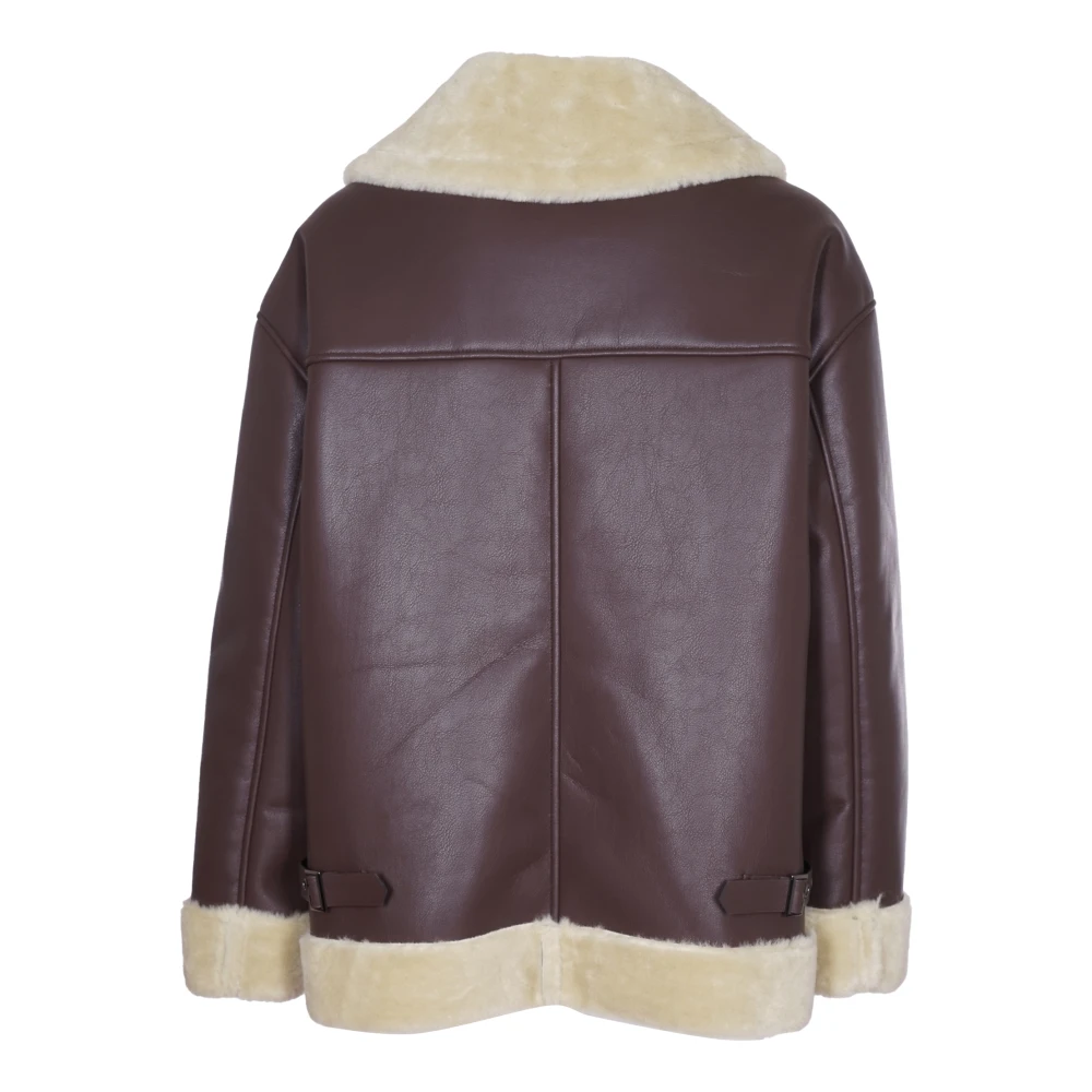 Weili Zheng Stijlvolle Jassen Collectie Brown Dames