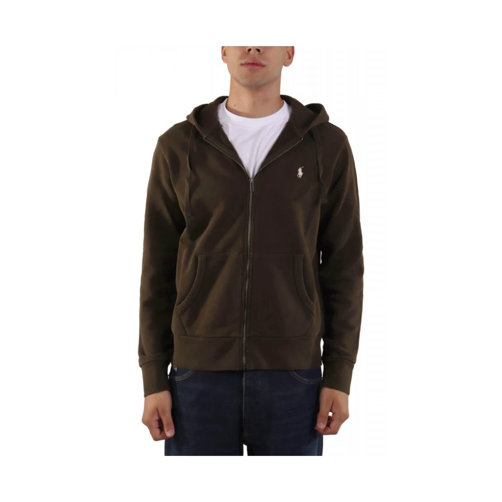 Ralph Lauren Grön Cotton Zip-Up Hoodie