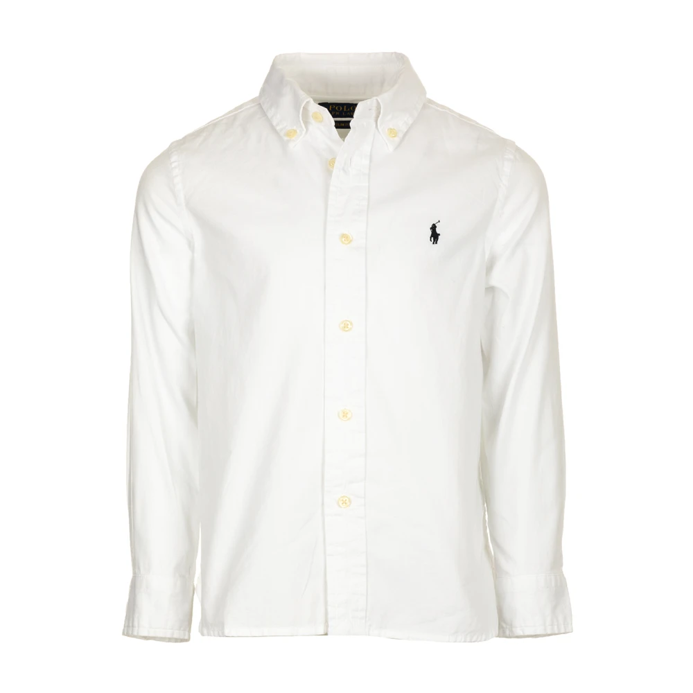 Ralph Lauren Vit Slim Fit Tops Skjorta White, Pojke