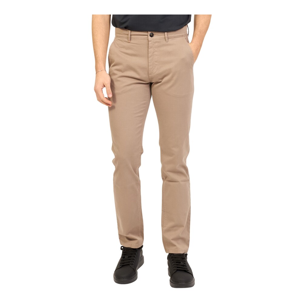 Pantalon chino clearance marron homme