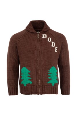 brown-shawl-collar-cardigan