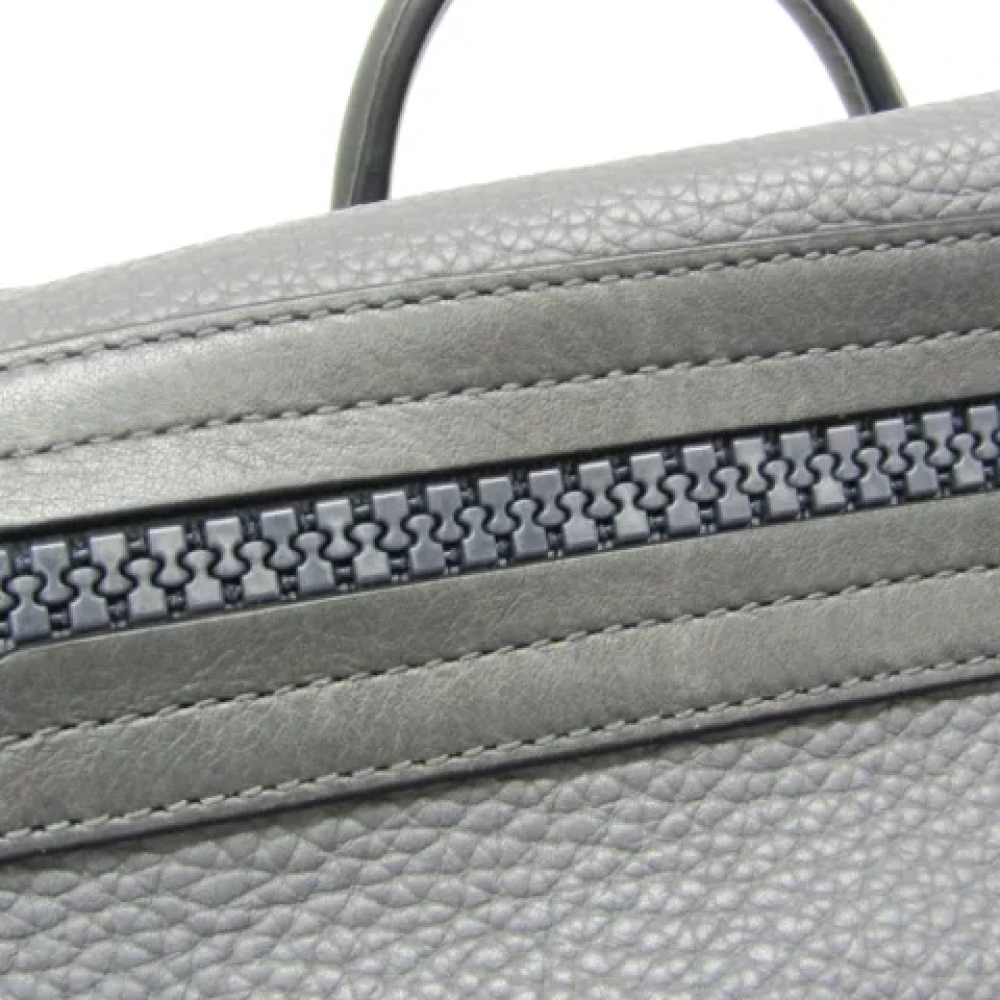 Coach Pre-owned Suede backpacks Gray Dames