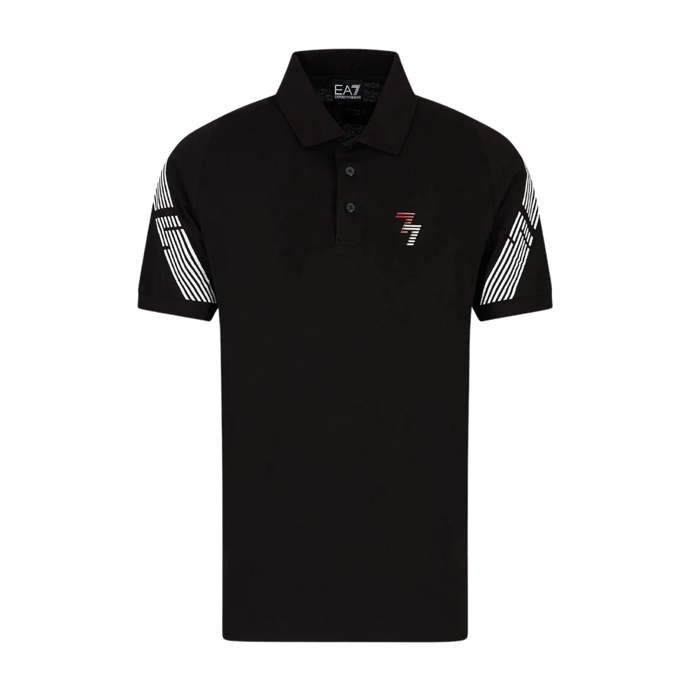 Emporio Armani EA7 Polo Shirt Black Heren