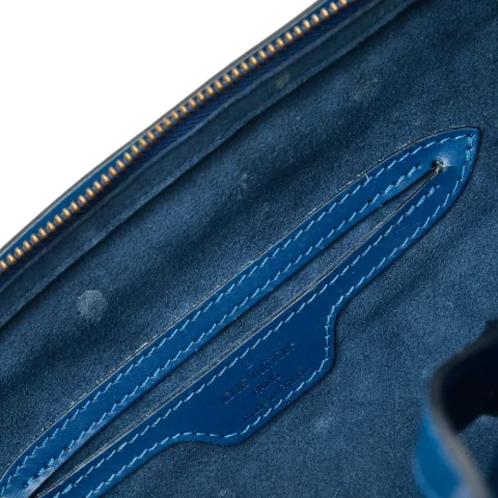Louis Vuitton Vintage Pre-owned Leather handbags Blue Dames