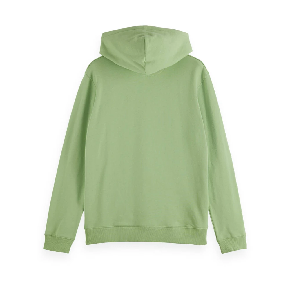 Scotch & Soda Kern Logo Sweatshirt Seizoensgebonden Regular Fit Green Heren