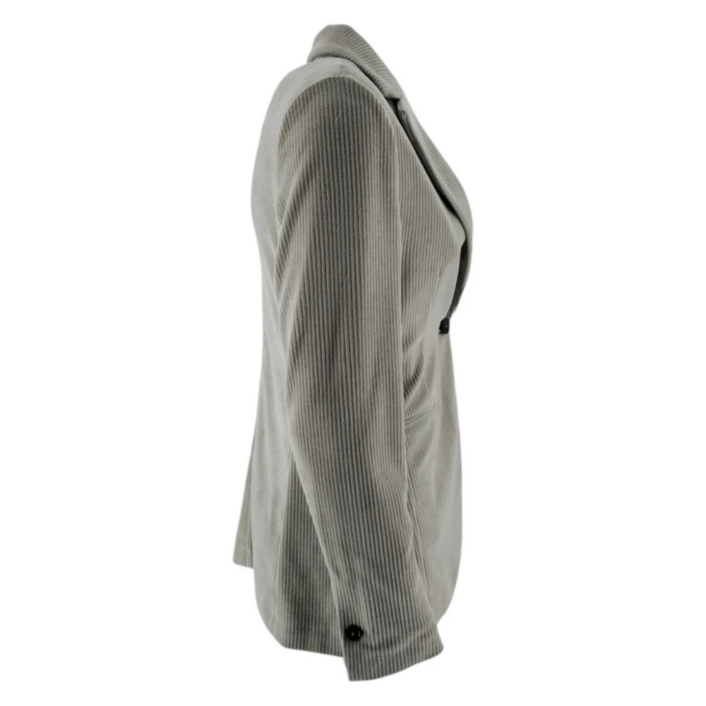 Circolo 1901 Parelfluwelen Damesjas Gray Dames