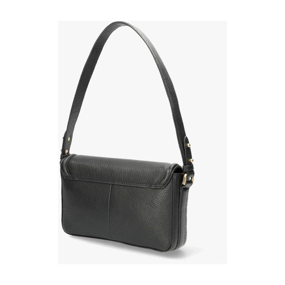 Fred de la Bretoniere Leren Schoudertas Fr003200343W Black Dames