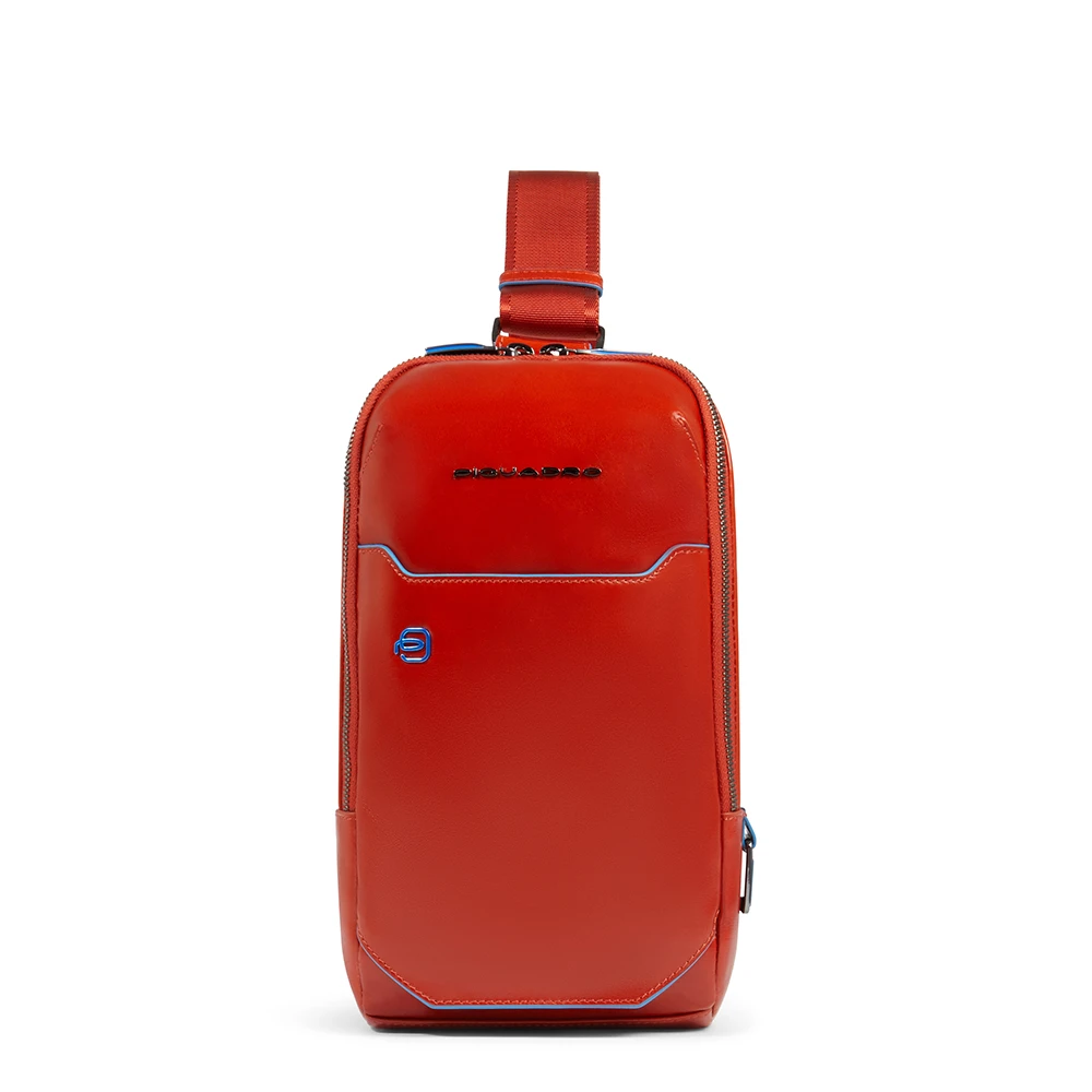 Piquadro Femme Rouge Sacs, Taille: One Size Sac Bandoulière Personnalisable Pour Ipad Mini