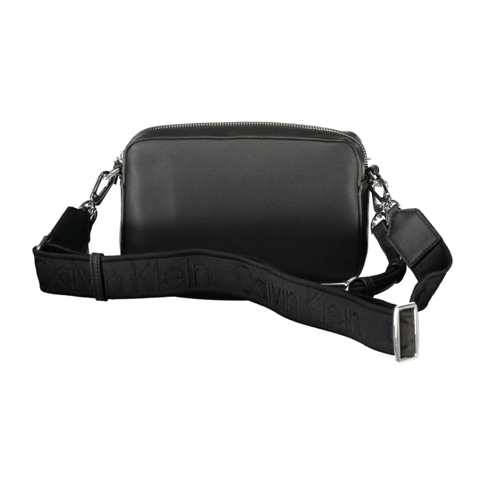 Calvin Klein Zwarte damestas met afneembare schouderband Black Dames