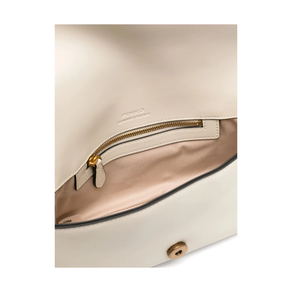 pinko Love Birds Amandel Beige Schoudertas Beige Dames