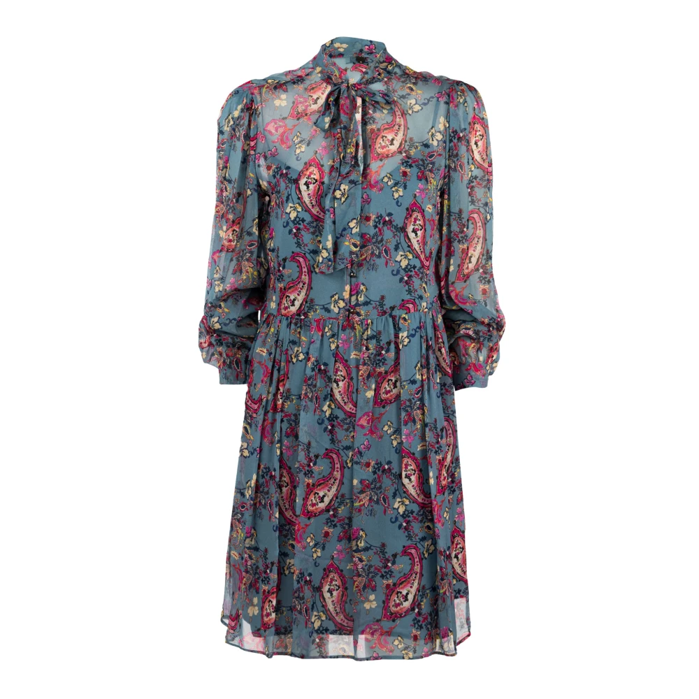 Liu Jo Korte jurk met lange mouwen en patroon Multicolor Dames