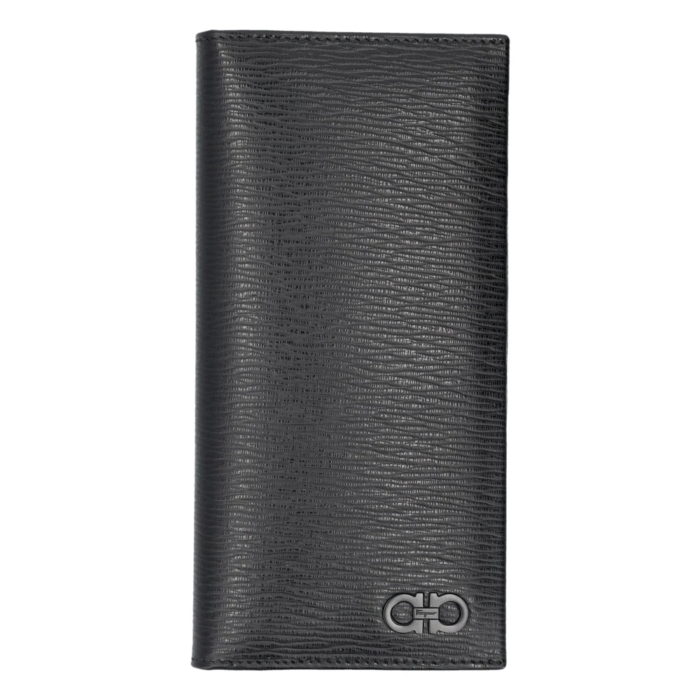 Salvatore Ferragamo Heren Accessoires Portemonnees Zwart Aw23 Black Heren