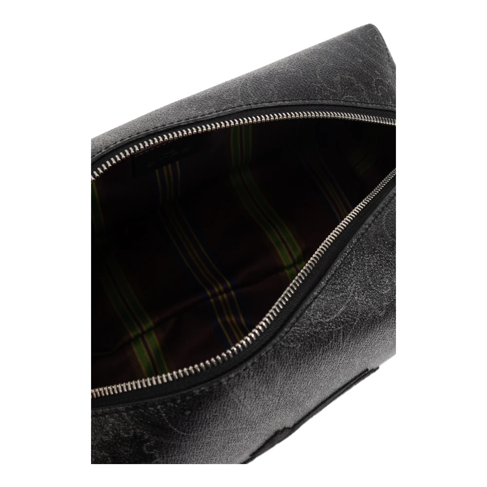 ETRO Cosmetische tas met logo Gray Heren