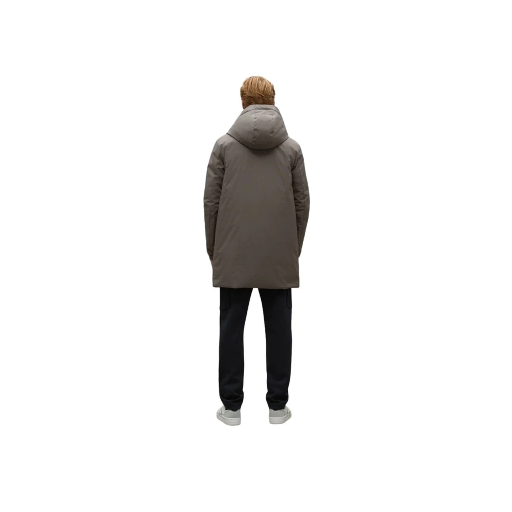 Ecoalf Bruine Heren Pufferjas Brown Heren