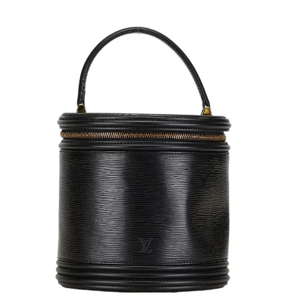 Louis Vuitton Vintage Pre-owned Leather handbags Black Dames