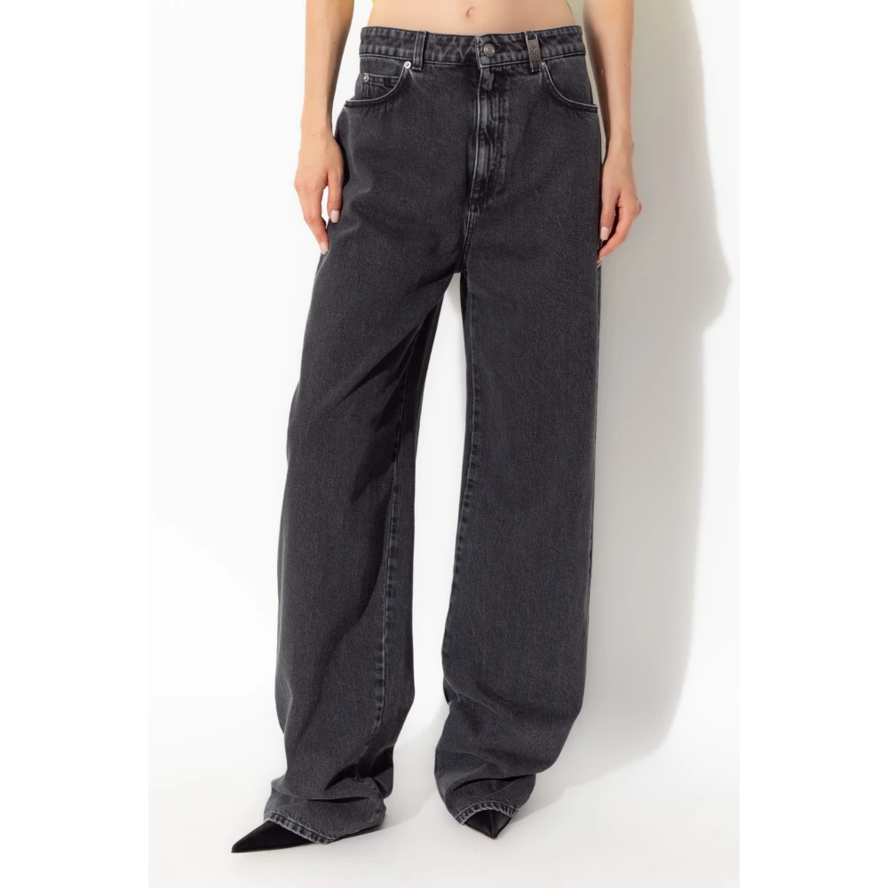 alexander mcqueen Loszittende jeans Gray Dames