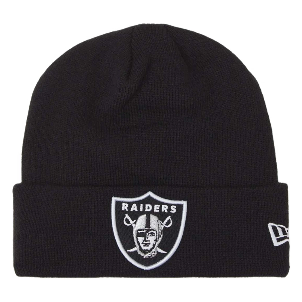 new era Essentiële Oakland Raiders Wollen Pet Black Unisex